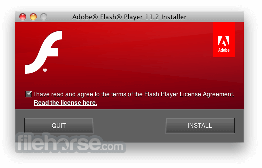 Install adobe flash player for mac